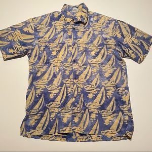 Rum Reggae Mens XL Short Sleeve Hawaiian Shirt